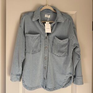 Z Supply al dat knit denim jacket